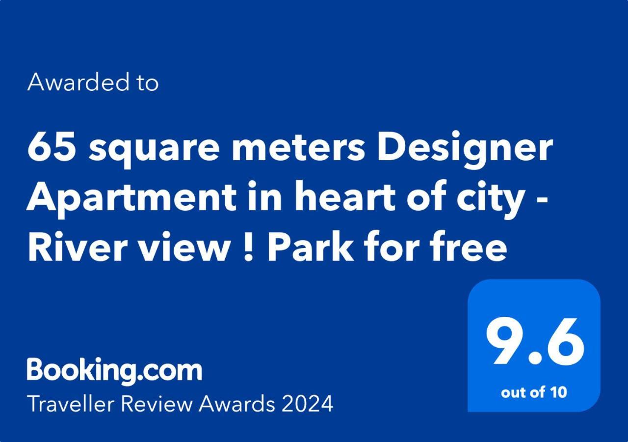 65 Square Meters Designer Apartment In Heart Of City - River View ! Park For Free Ni Dış mekan fotoğraf